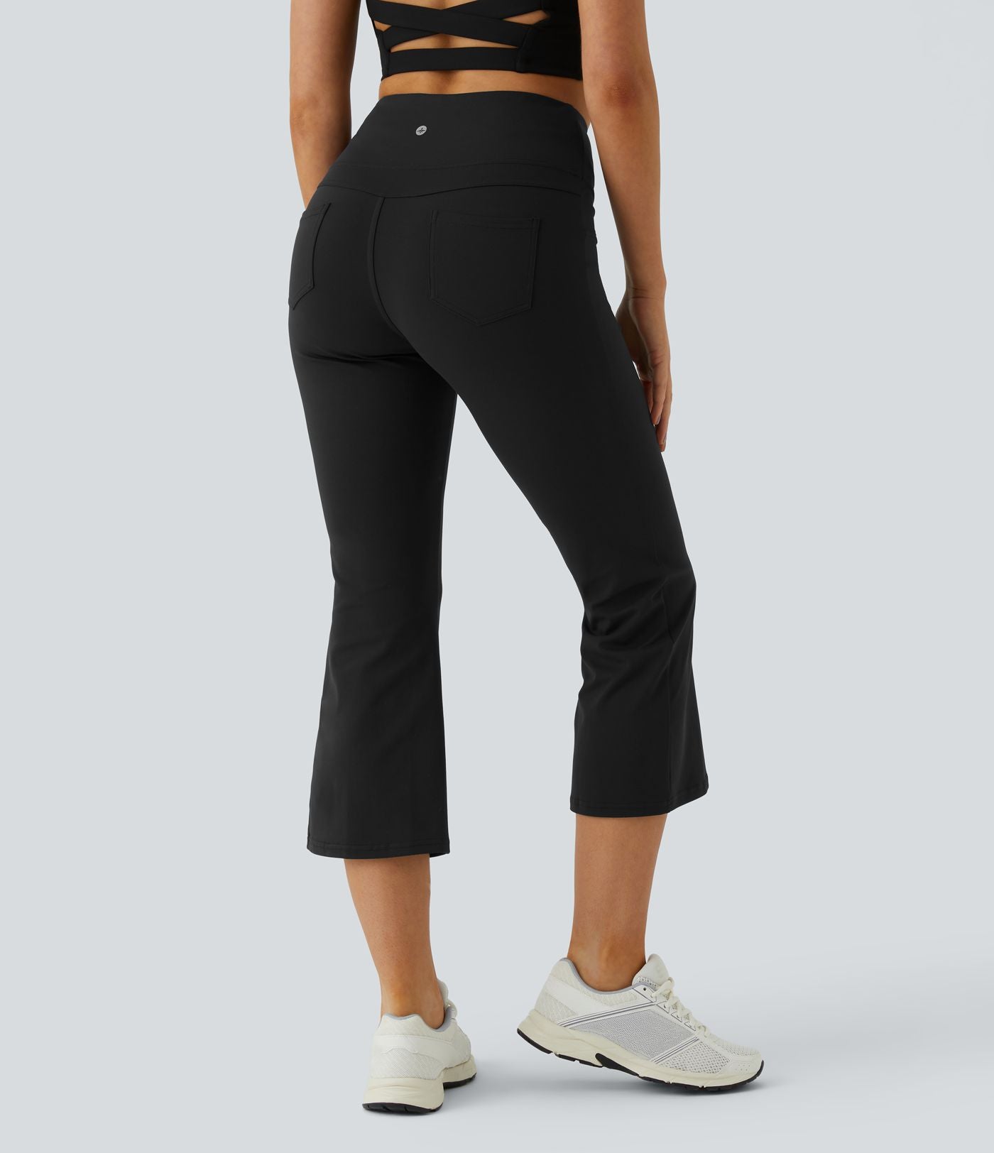 Legging yoga capri évasé taille haute DayStretch avec poches
