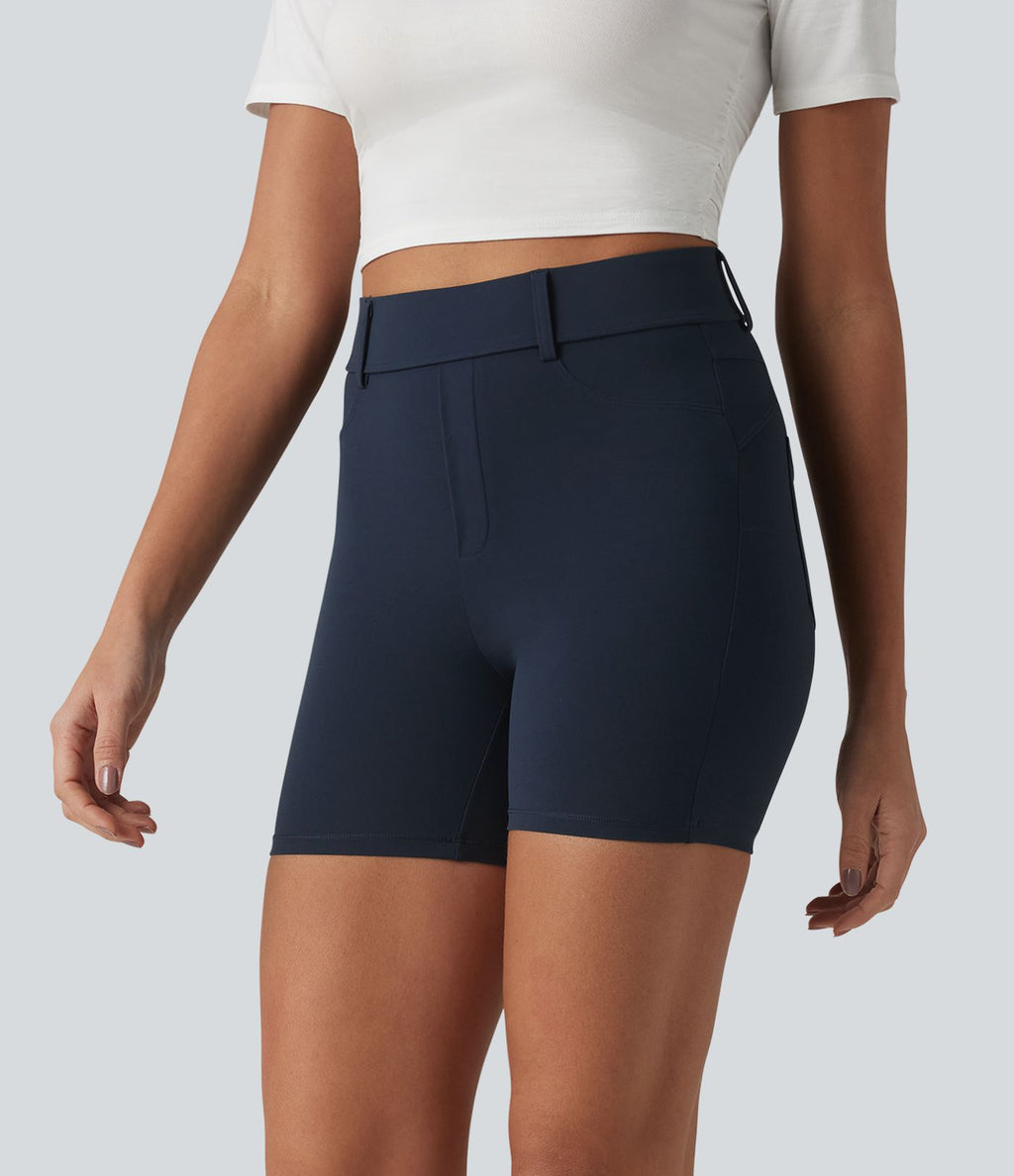 Halara UltraSculpt™ Cycliste casual 12,5 cm taille haute avec poches