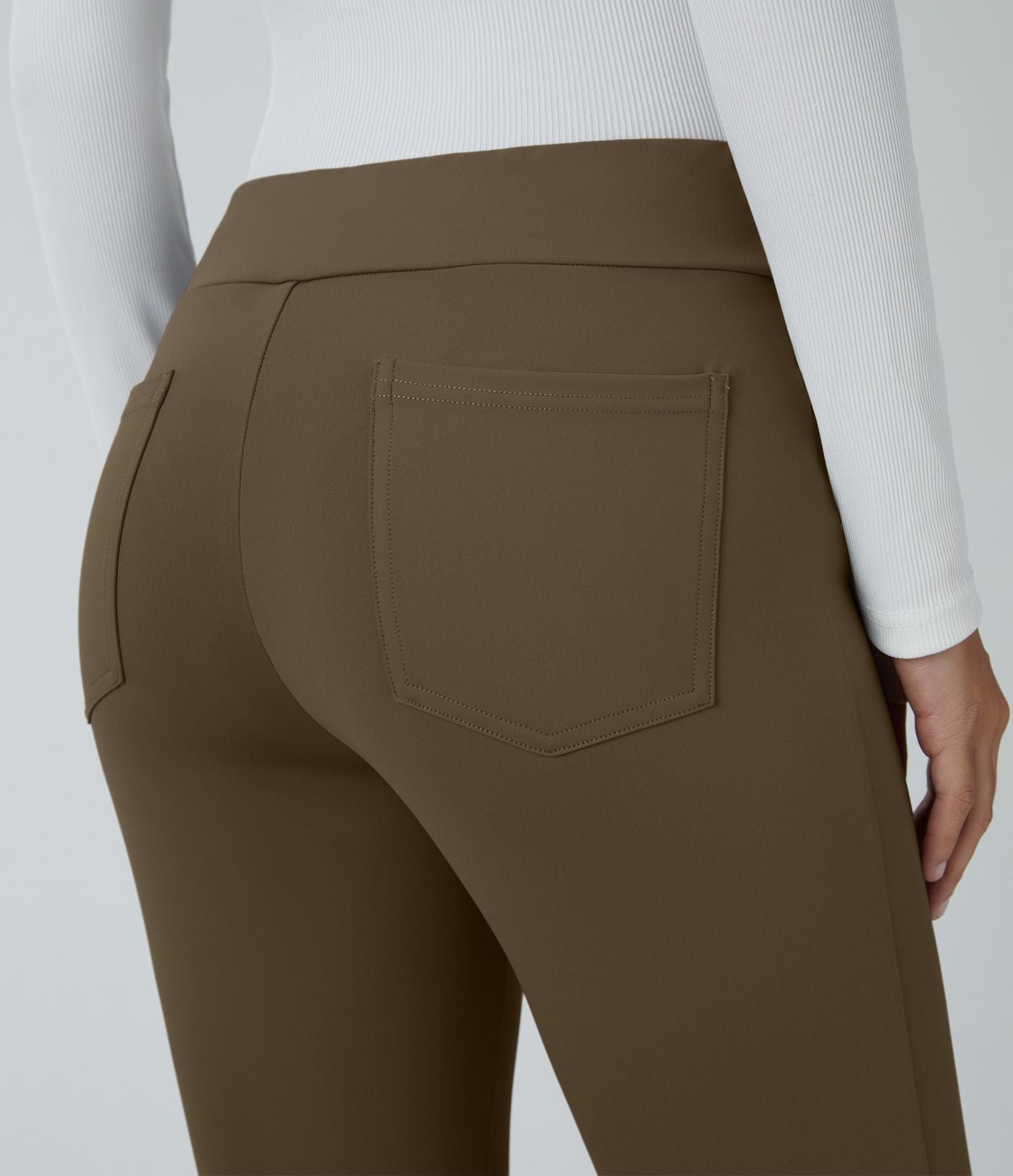 Pantalon tailleur taille moyenne Halara Flex™ avec poches