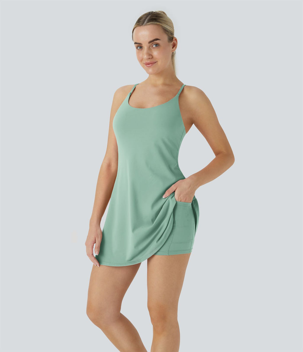 Robe de sport SoftlyZero™ Plush dos nu A-C