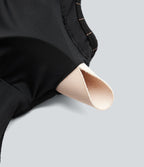 Combinaison tailleur col V sans manches à rayures et fronces avec poches - Easy Peasy