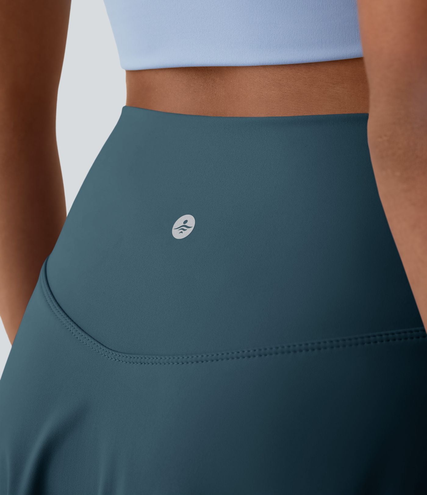 Jupe de tennis mini 2-en-1 quotidienne SoftlyZero™ Airy avec croisement, poche latérale et effet frais InstantCool, Lucid, protection solaire UPF50+