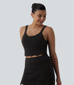 Gilet court col rond