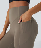 Legging d'entraînement gainant galbant taille haute avec effet scrunch et poches Halara UltraSculpt™
