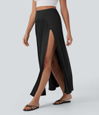 Legging 7/8 d'entraînement gainant galbant taille haute avec effet scrunch et poches Halara UltraSculpt™