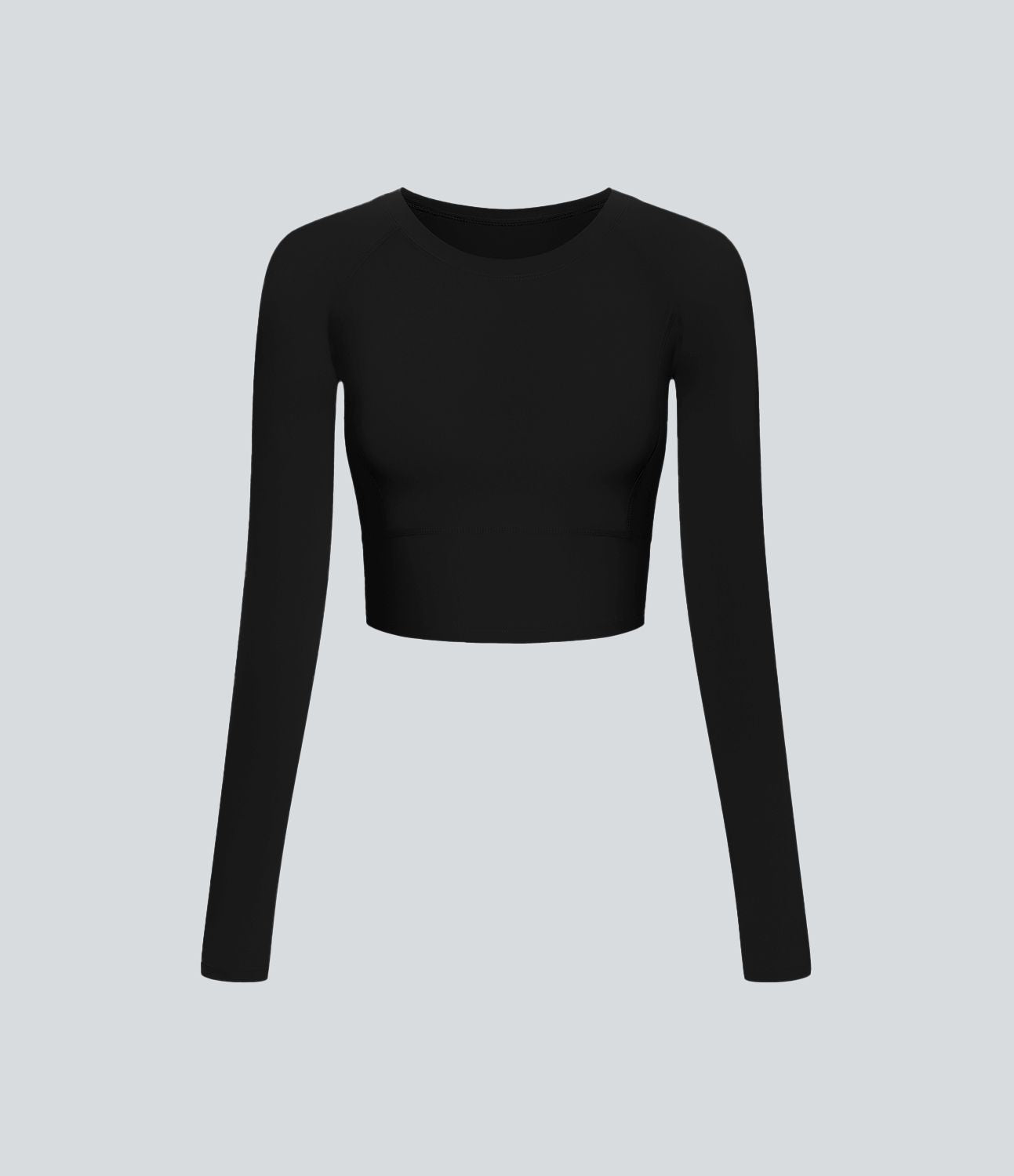 Top Sport Yoga Uni à Trou pour le Pouce Coupe Courte