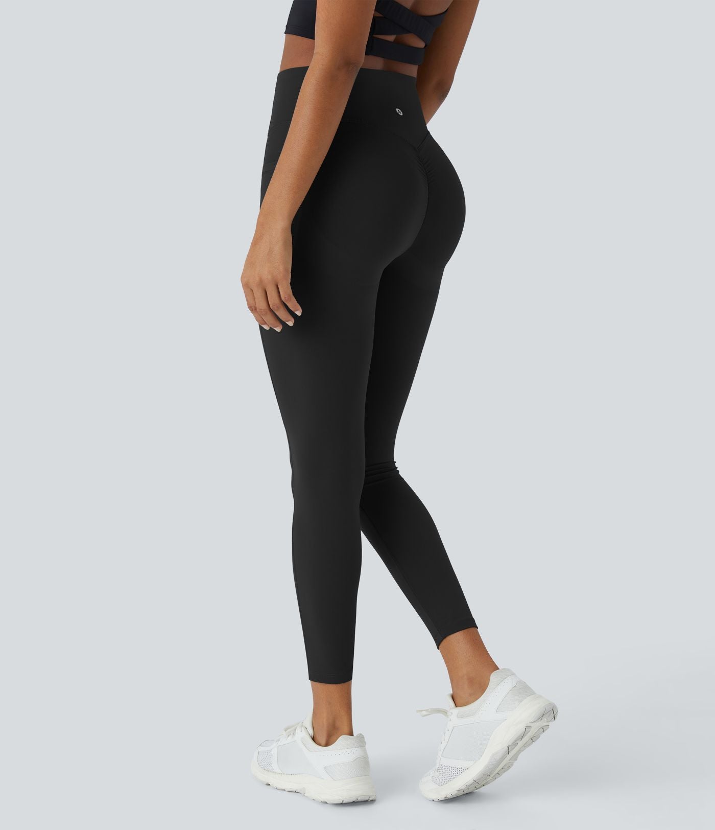 Legging d'entraînement gainant galbant taille haute avec effet scrunch et poches Halara UltraSculpt™