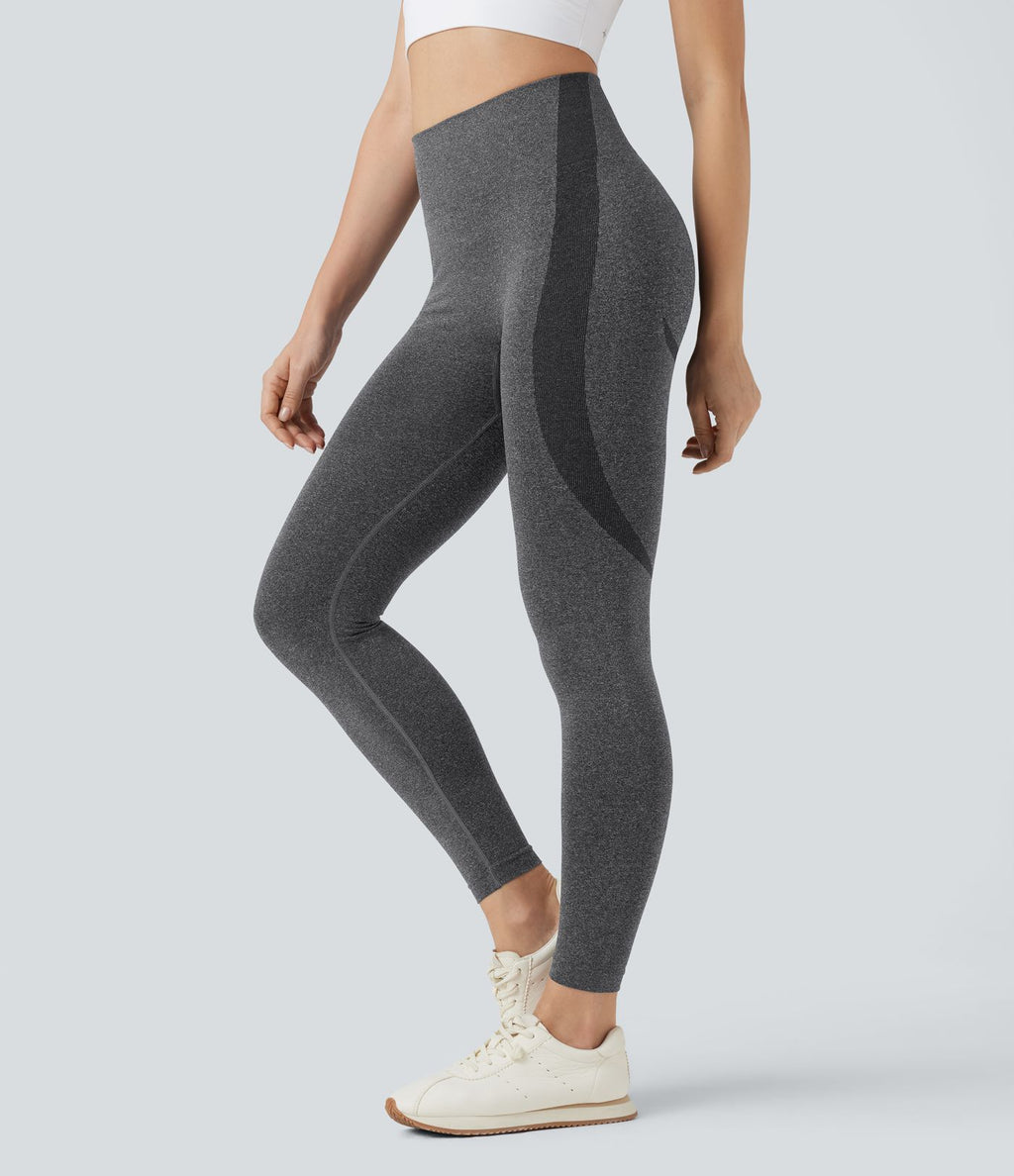 Legging yoga 7/8 taille haute sans couture OneForm Seamless Flow