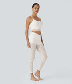 Soutien-Gorge Sport Yoga Cropped à Dentelle Soutien Léger