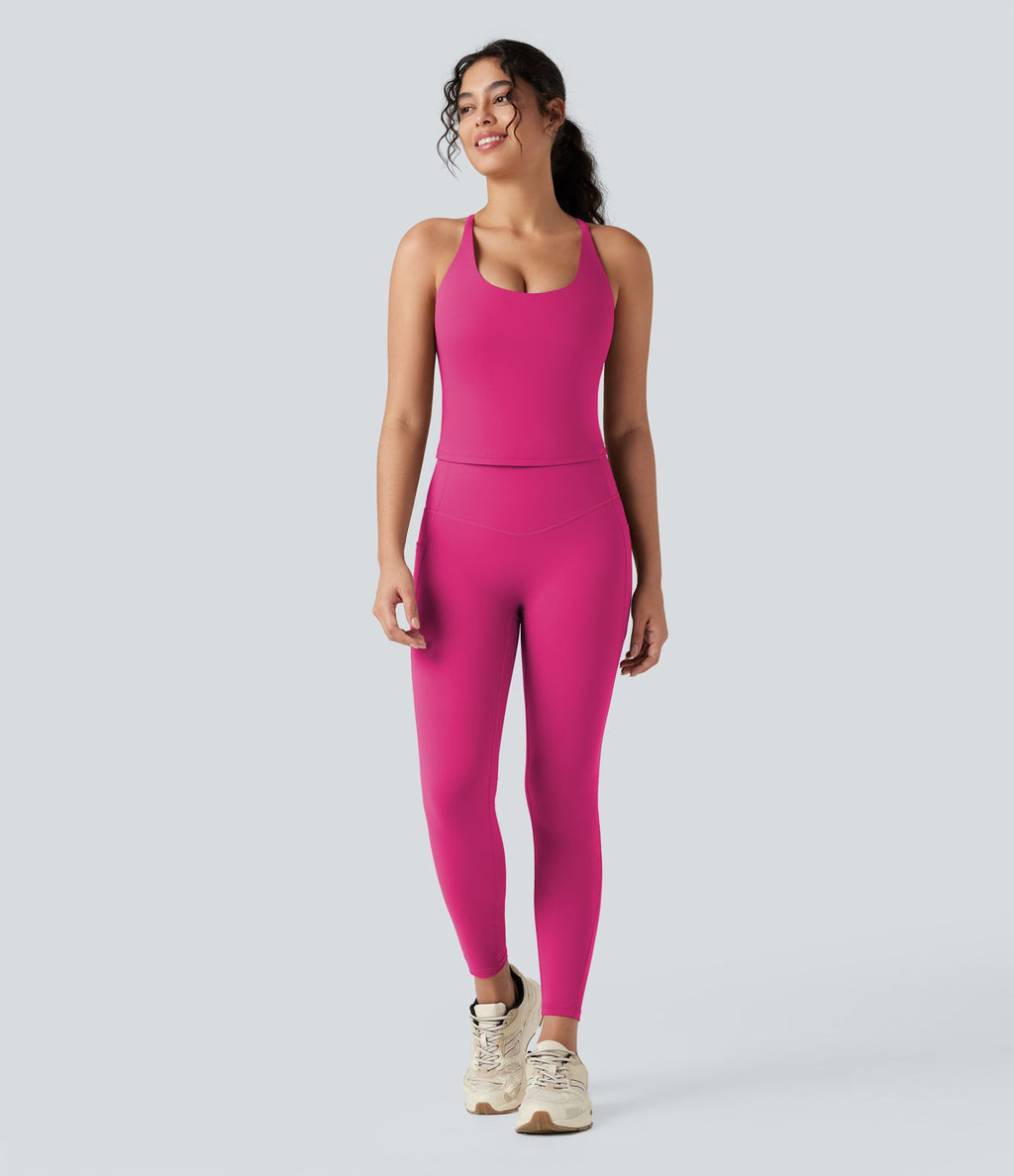 Débardeur yoga Halara UltraSculpt™ col U
