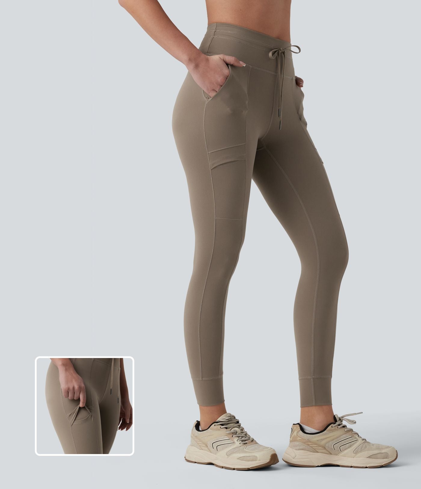 Halara UltraSculpt™ Legging cargo camping 7/8 taille haute à cordon de serrage avec poches