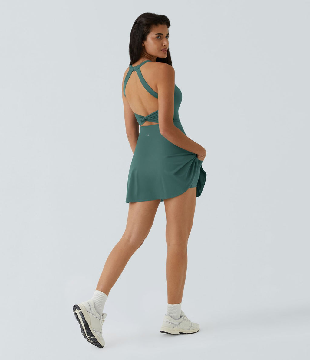 Robe Danse Sport Évasée Torsadée Dos Nu Plus Longue Easy Peasy Édition