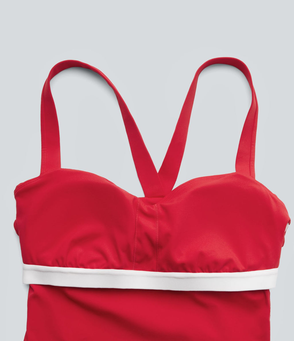 Débardeur court de yoga SoftlyZero™ Plush décolleté en cœur soutien-gorge intégré
