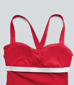 Débardeur court de yoga SoftlyZero™ Plush décolleté en cœur soutien-gorge intégré