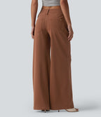 Halara Flex™ Jean droit coloré taille basse avec poches