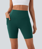 Legging de yoga gainant taille haute chiné à séchage rapide avec poches Halara UltraSculpt™