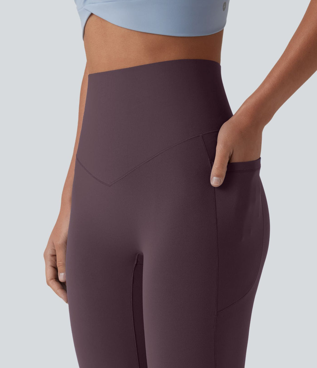 Jogging ballon danse SoftlyZero™ taille haute gainant avec poches
