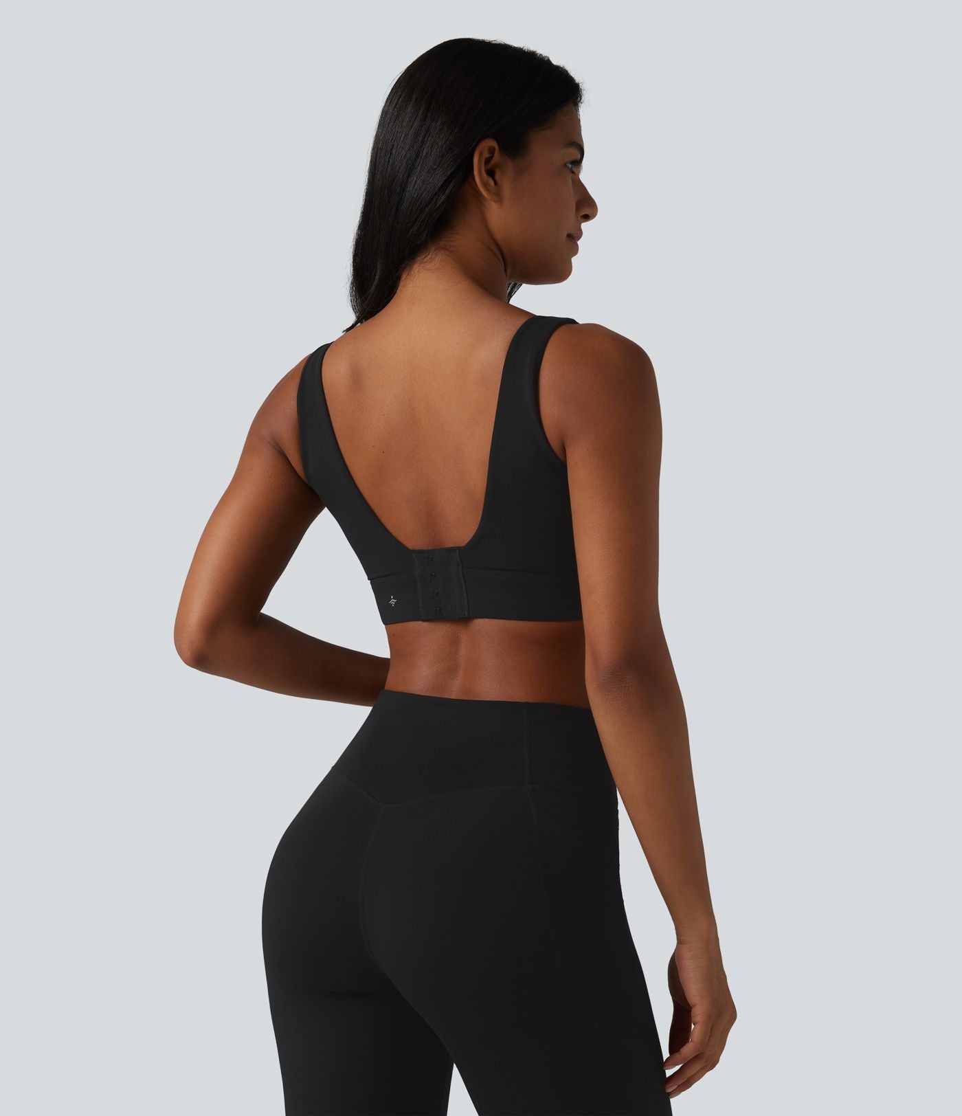 Brassière de sport Halara UltraSculpt™ maintien moyen dos nu avec boucle ajustable et brassière intégrée