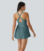 Robe de sport mini 2-en-1 Breezeful™ corset fluide séchage rapide avec poche padel/pickleball A-C