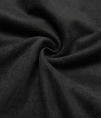 Jupe mini moulante décontractée 2-en-1 effet daim taille haute à franges