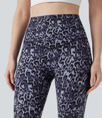 Legging de yoga gainant taille haute imprimé léopard avec poches Halara UltraSculpt™