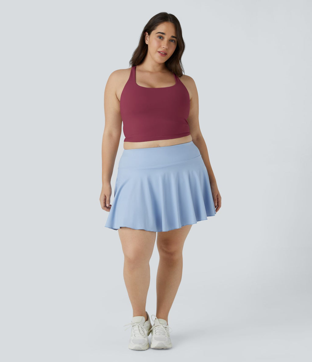 Débardeur Yoga Court Dos Nu Croisé Grande Taille