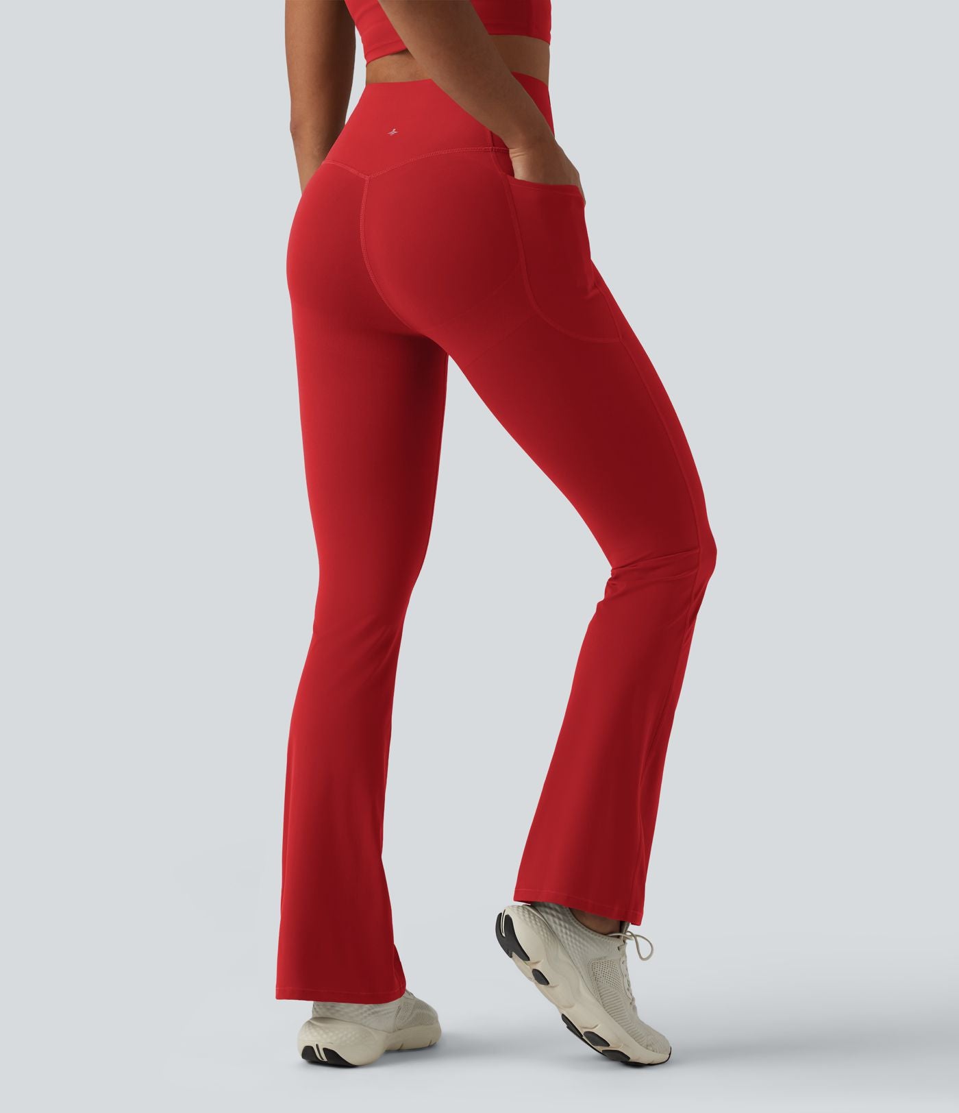 Legging de yoga bootcut Halara UltraSculpt™ taille haute push-up gainant avec poches