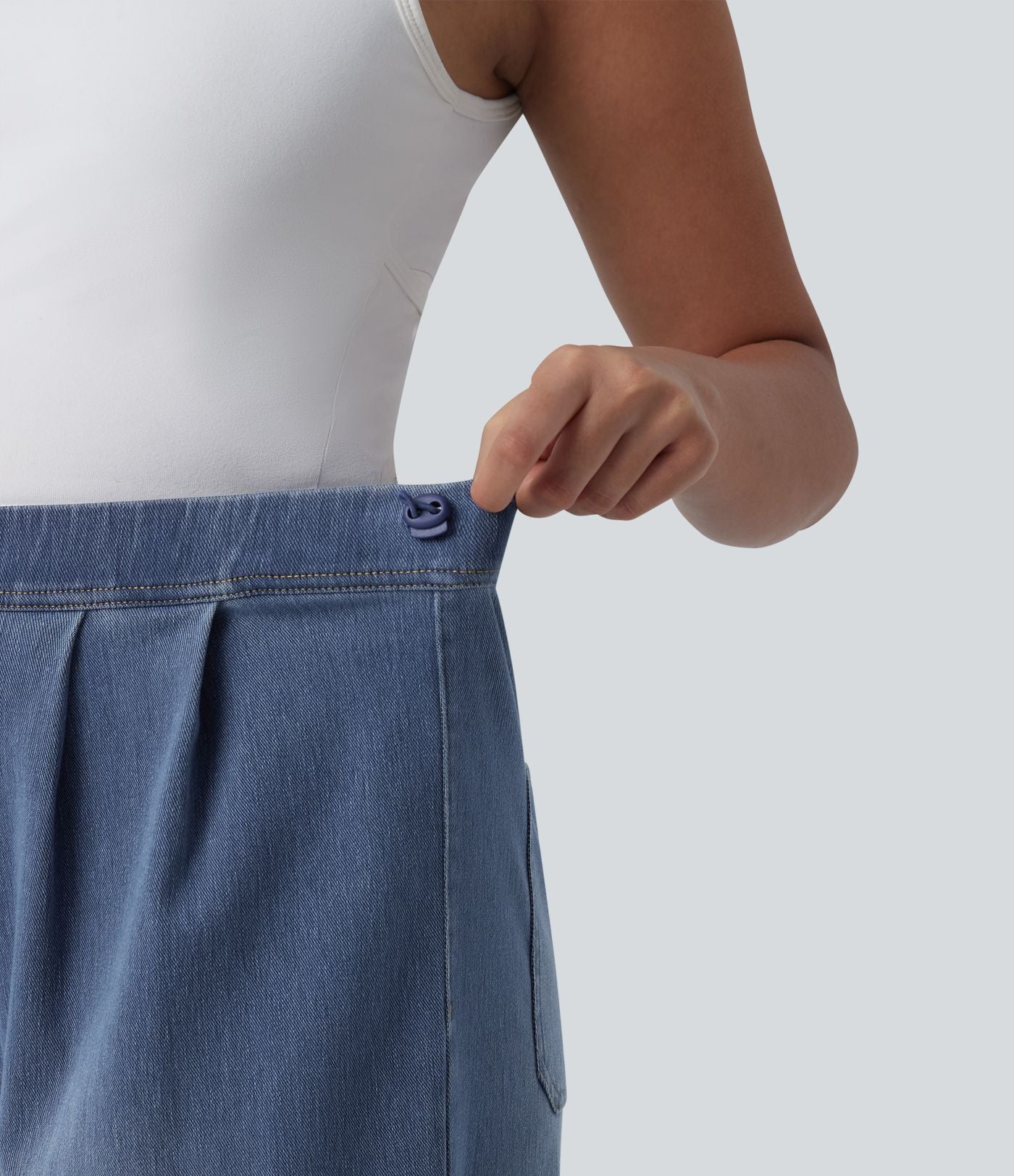 Halara Flex™ Jean large de grossesse taille haute avec poches