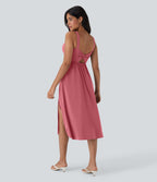 Robe décontractée mi-longue SoftlyZero™ Airy avec coques et effet frais InstantCool avec poches, bonnets E-G