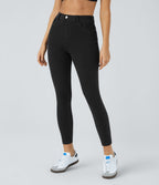 Leggings 7/8 de travail en denim taille haute avec poches Halara Flex™