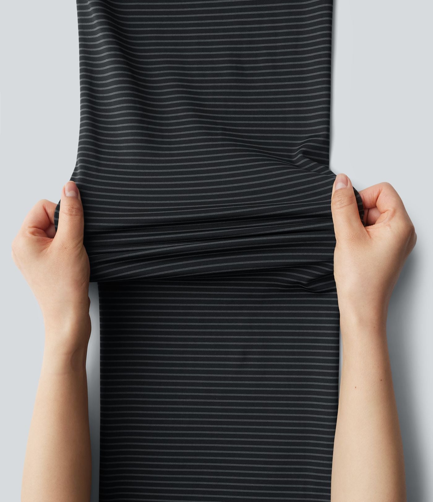 Pantalon de yoga droit taille haute croisée ventre plat à rayures avec poches