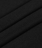 Jupe-short habillée mini en maille gaufrée, taille haute, à poches