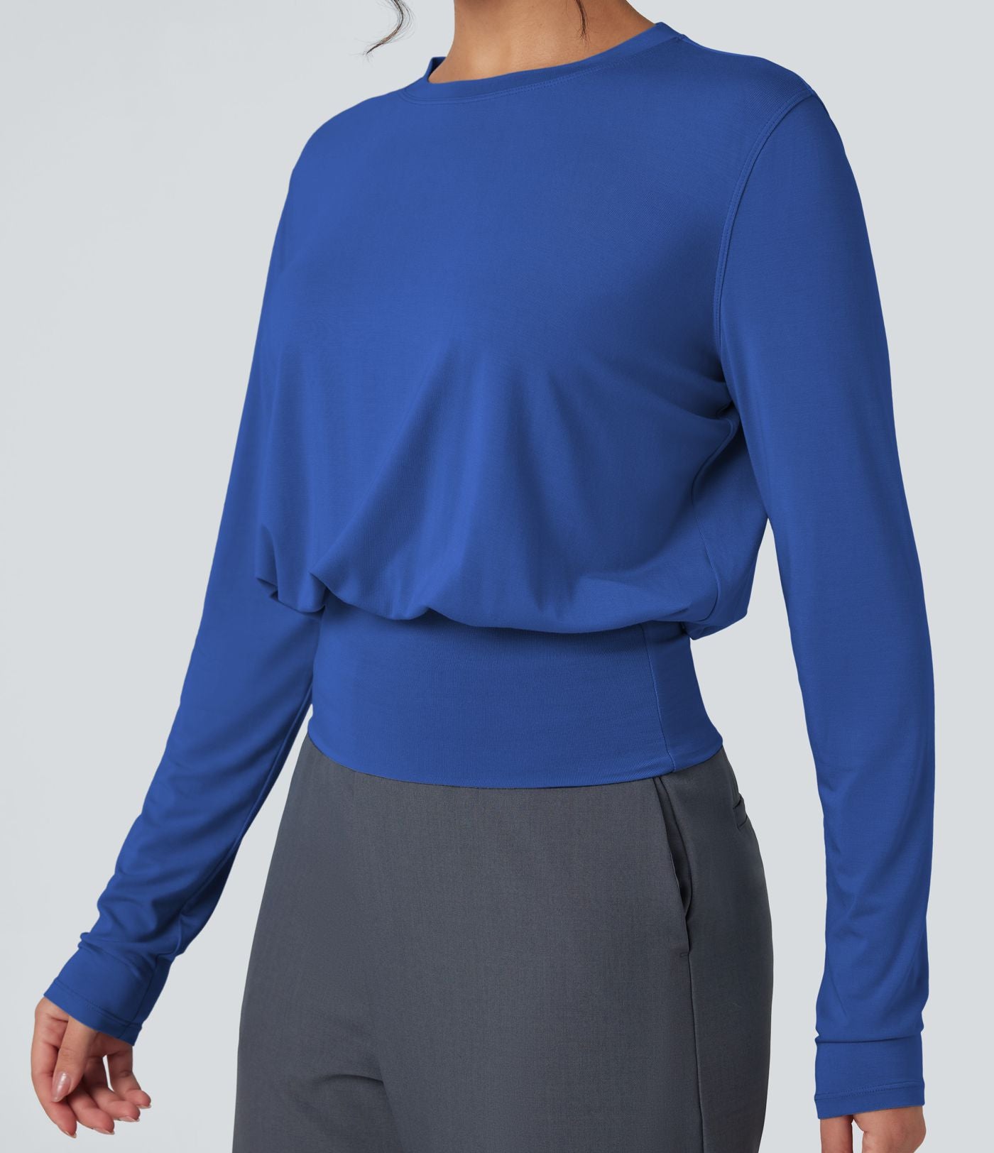 T-shirt de travail col rond manches longues