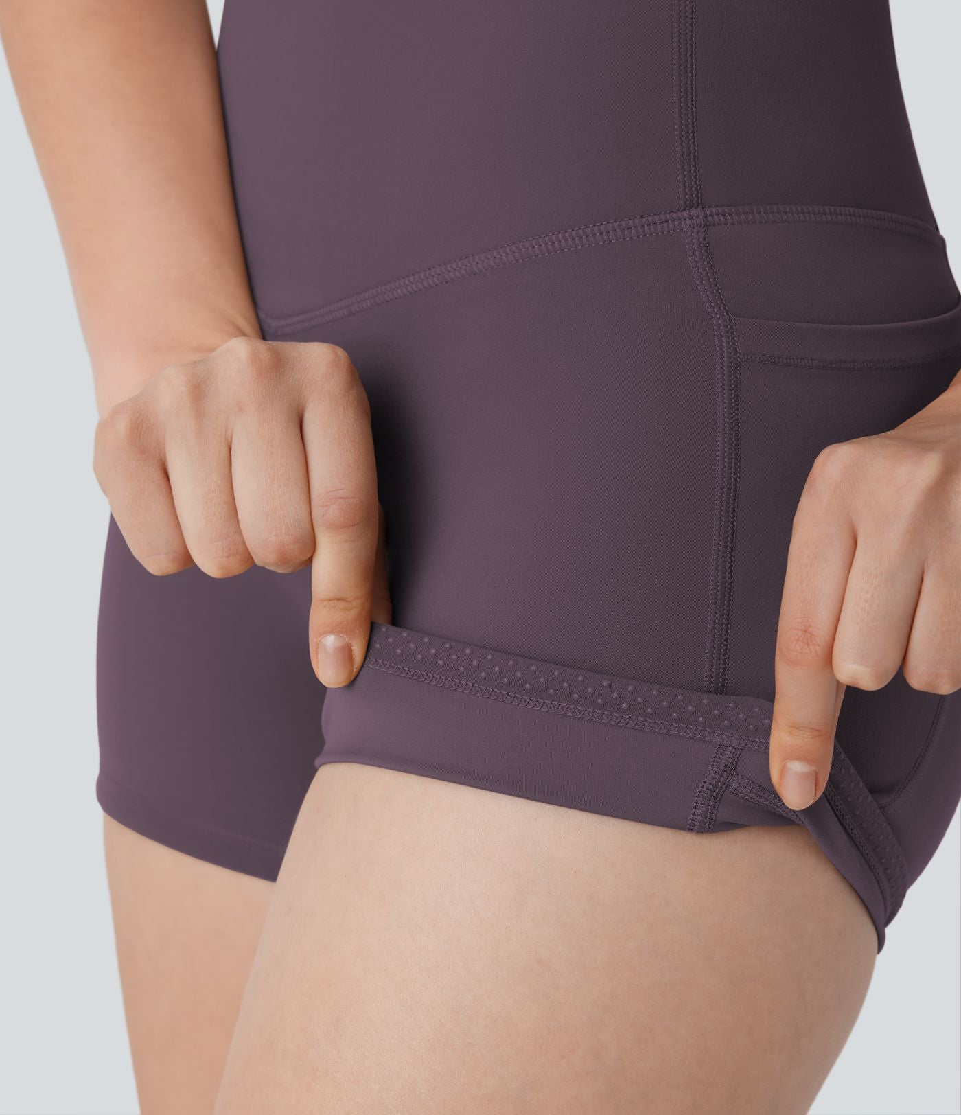 Short cycliste 7,5 cm d'entraînement gainant taille haute avec poches Halara UltraSculpt™