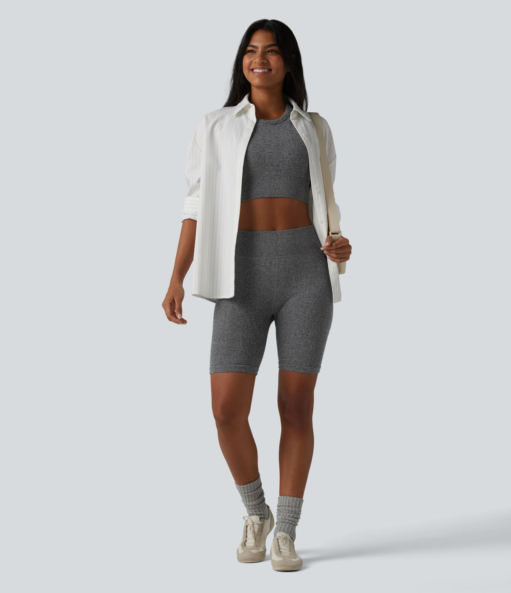 OneForm Seamless Flow Crop top casual dos nageur sans couture