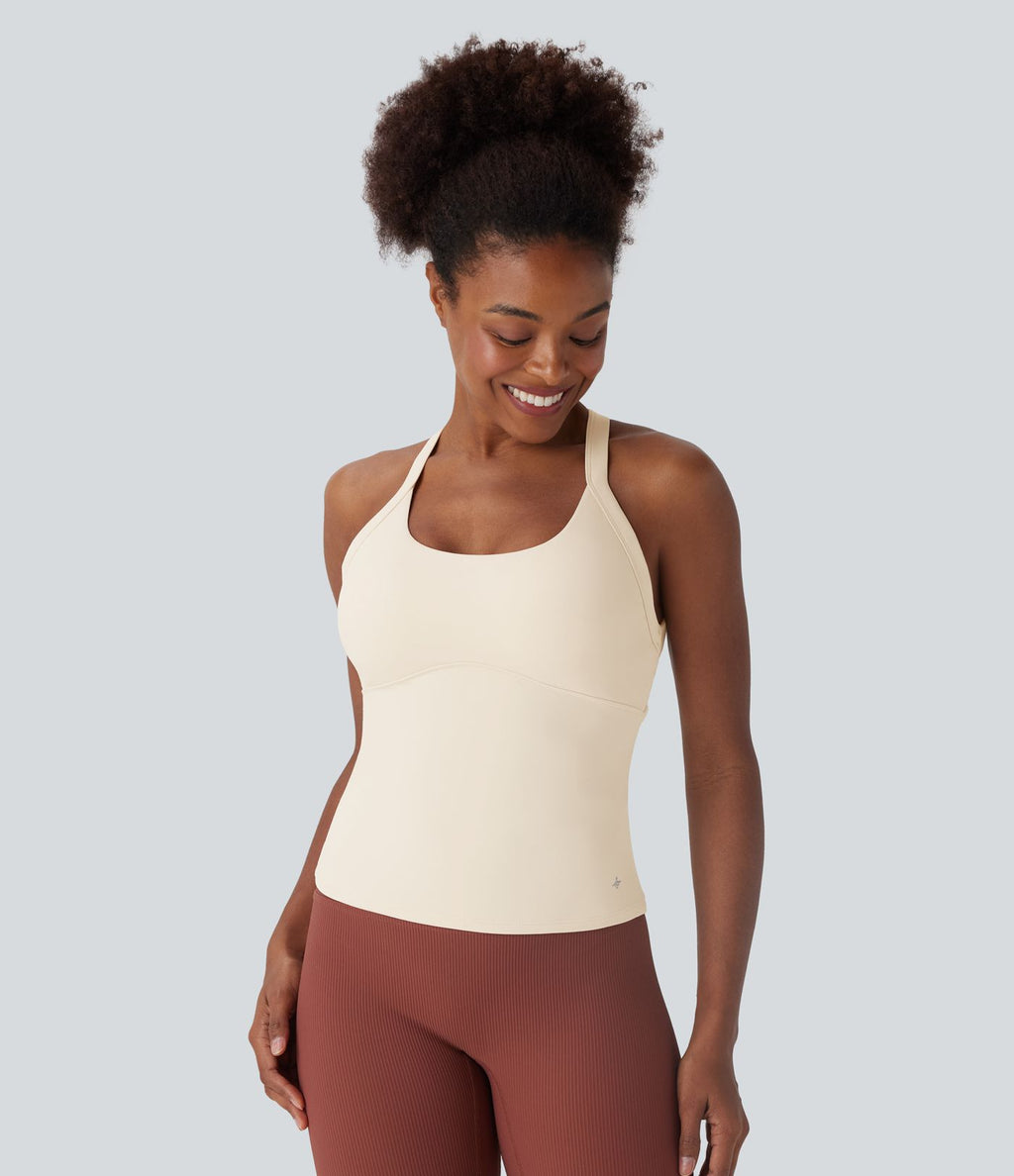 Débardeur yoga SoftlyZero™ Plush à découpes A-D