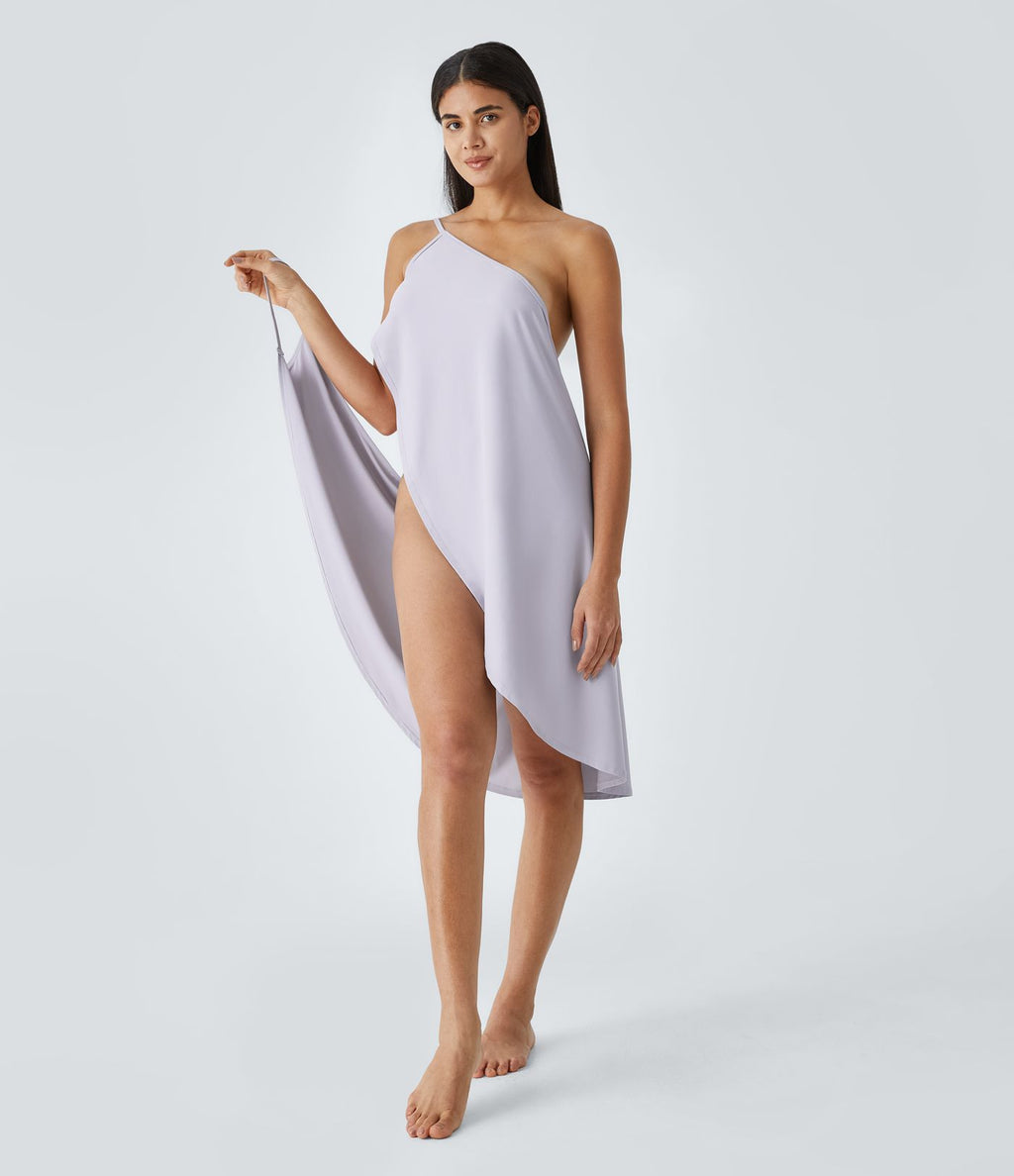 Robe de Plage Fines bretelles croisée dos nu effet portefeuille effet frais InstantCool