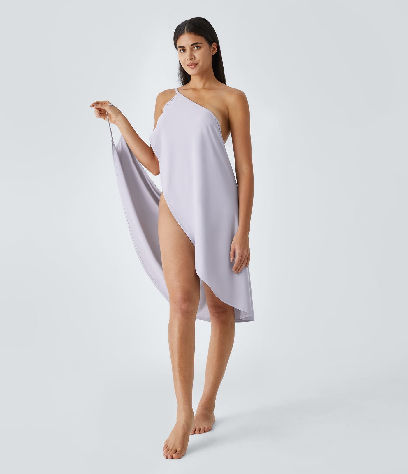 Robe de Plage Fines bretelles croisée dos nu effet portefeuille effet frais InstantCool