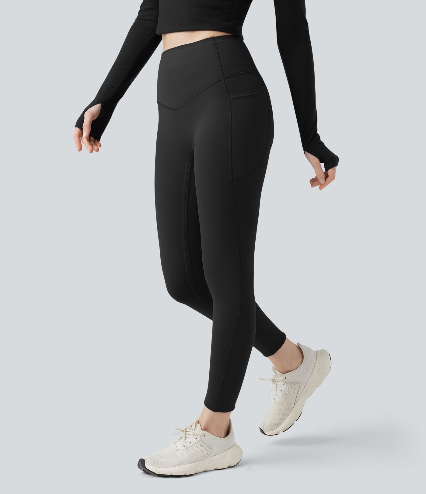 Legging de yoga gainant taille haute extra chaud Halara UltraSculpt™ avec poches