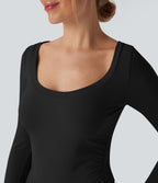 Combinaison workout SoftlyZero™ Airy manches longues trous pouces Cool Touch avec poches - Édition Easy Peasy