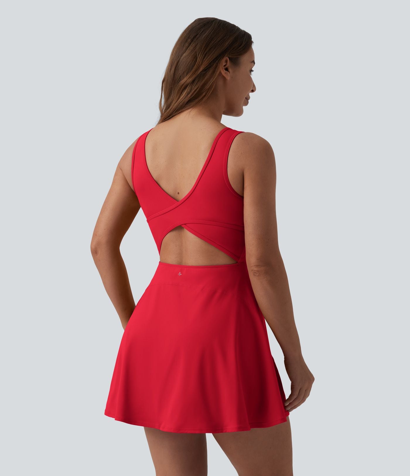 Robe de sport mini 2-en-1 SoftlyZero™ Airy col U poches effet frais InstantCool danse bonnets E-G, accès facile Easy Peasy