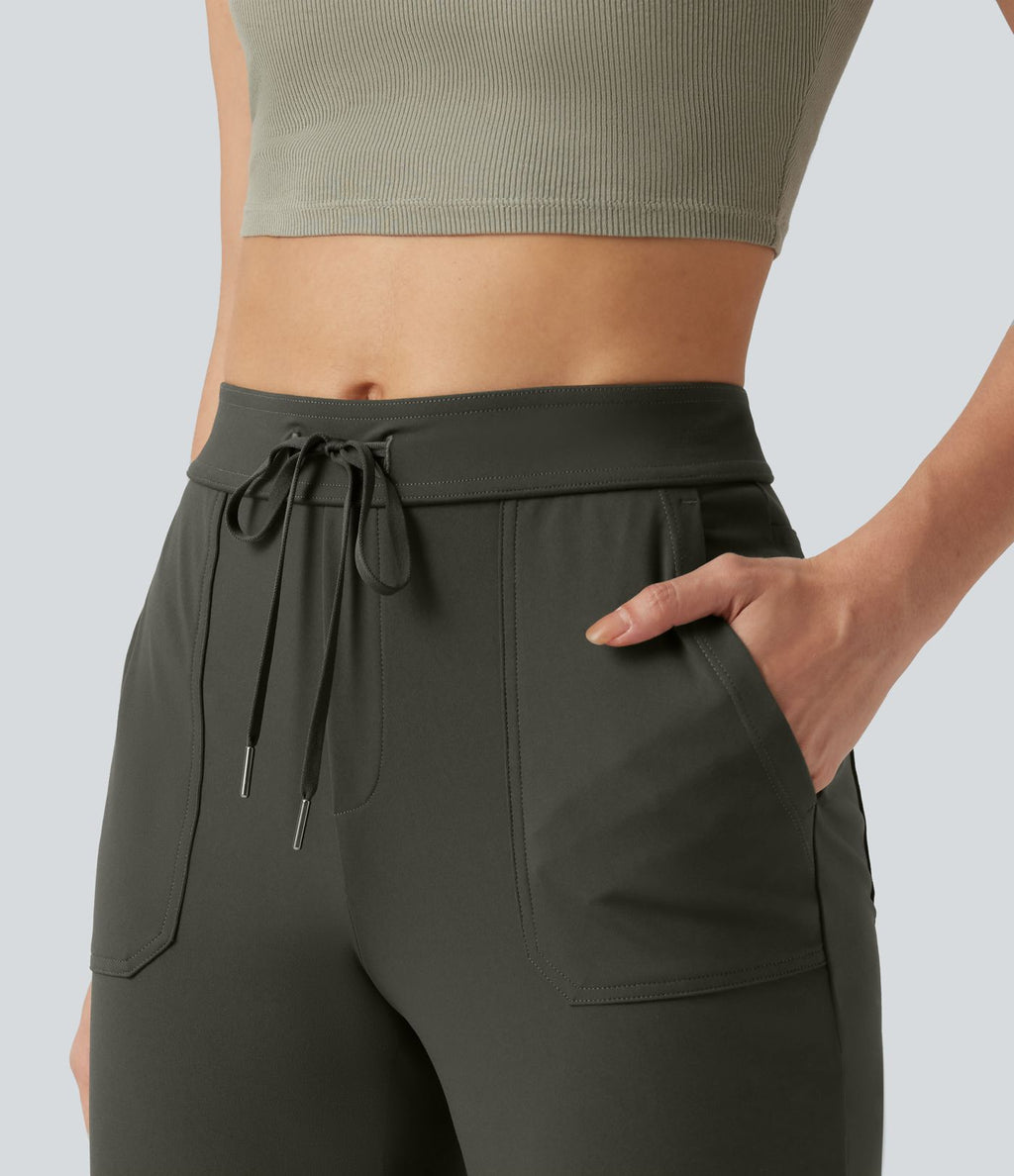 Jogging DayStretch décontracté, taille moyenne, cordon de serrage, à poches