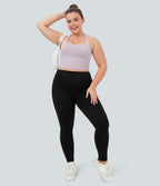 Halara Flex™ Jegging Casual Taille Haute Tricot Extensible Poche Latérale Arrière Grande Taille