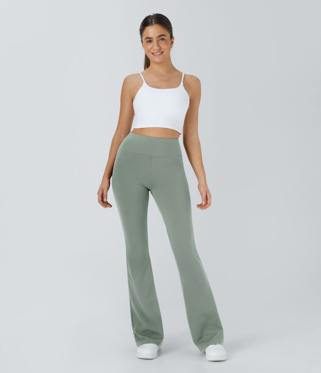 Legging yoga évasé taille haute DayStretch avec poches