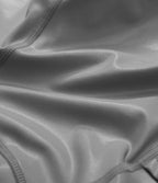 Short cycliste de yoga en similicuir à taille haute avec poches latérales 10 cm