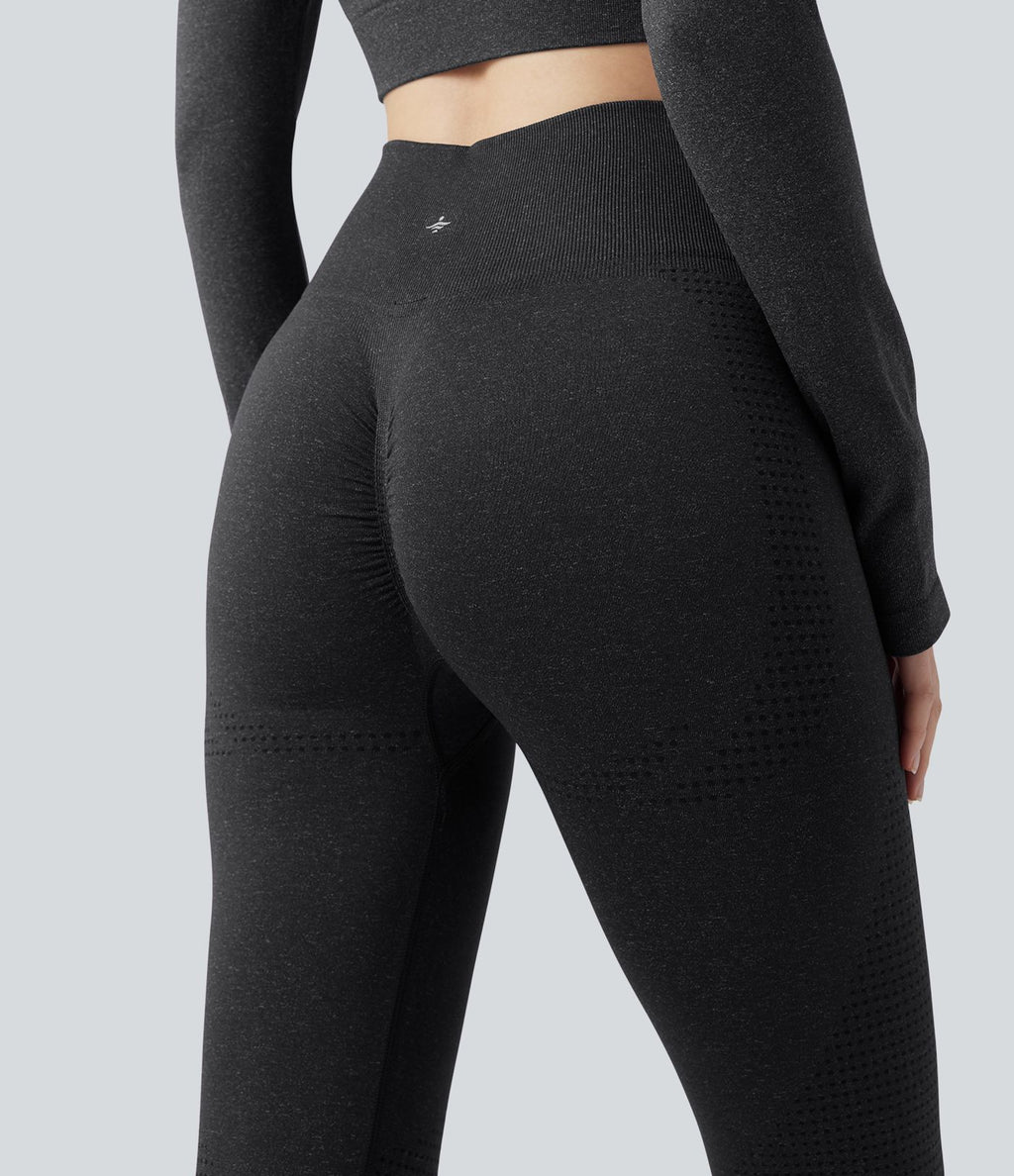 Legging de yoga Seamless Flow taille haute