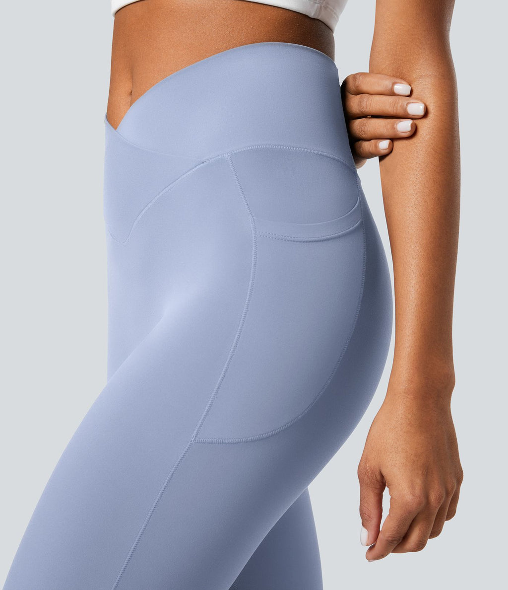 Softlyzero™ Legging Unis Poches Croisées