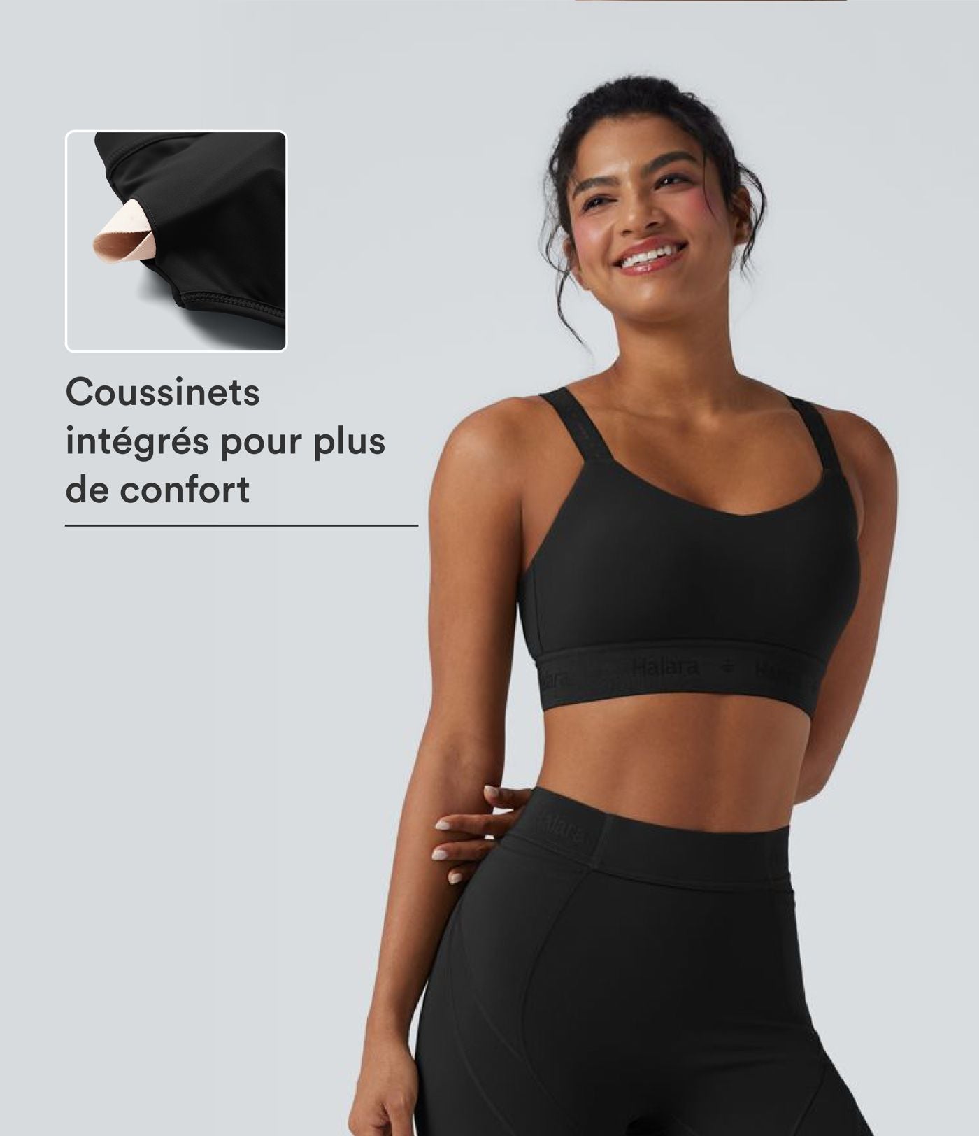 Brassière de sport SpeedWave™ maintien léger séchage rapide running