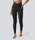 Softlyzero™ Legging Unis Poches Croisées