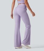 Halara UltraSculpt™ Legging évasé décontracté taille haute ventre plat avec poches